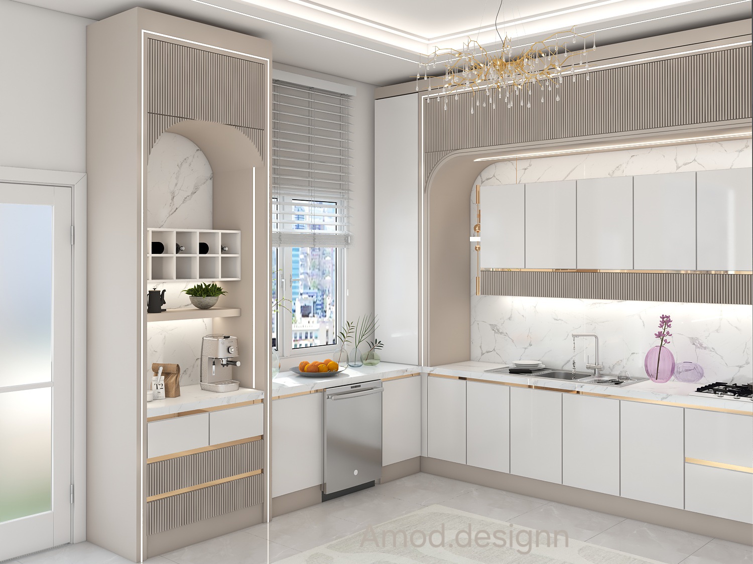 طراحی واجرای کابینت وکمد دیوار