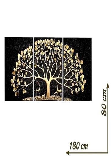  تابلو سه تیکه درخت زندگی (سایز 55*55)